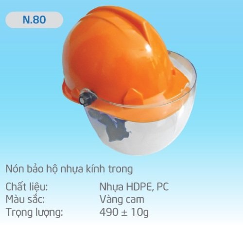Nón bảo hộ lao động N80